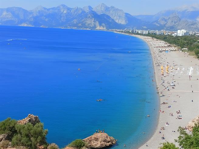 Общая логика пляжа Коньяалты