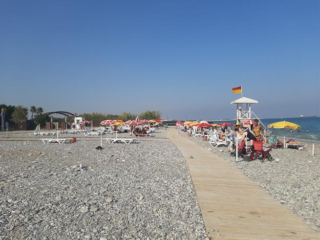 женский пляж в Анталии