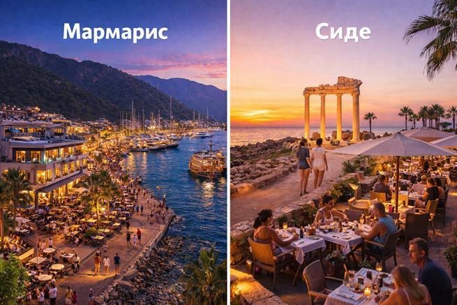 Мармарис или Сиде — развлечения и атмосфера